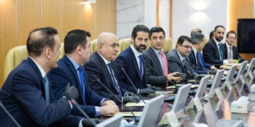 شاندی باڵای دانوستانكاری حكومەتی هەرێم به سهرۆكایهتى قوباد تاڵەبانی | فۆتۆ: ئهژى عومهر