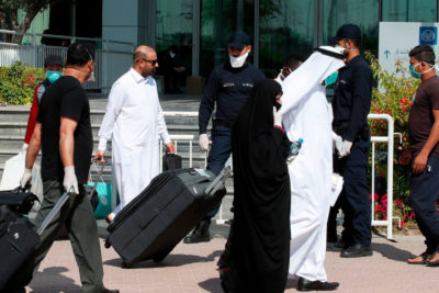 كۆمه‌ڵێك گه‌شتیارى عه‌ره‌ب | فؤتؤ: AFP/Getty Images