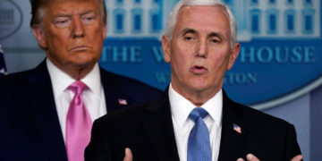 مایك پێنس، جێگرى سهرۆكى ئهمریكا | فۆتۆ: Evan Vucci/Associated Press