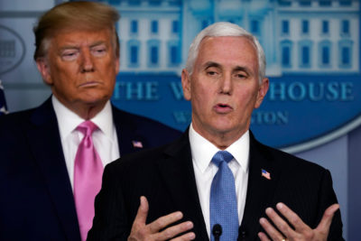 مایك پێنس، جێگرى سه‌رۆكى ئه‌مریكا | فۆتۆ: Evan Vucci/Associated Press