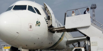 وێنهى فڕۆكهكه پێش ئهوهى بهڕێ بكهوێت | فۆتۆ: PIA