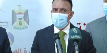 حه‌سه‌ن ته‌میمى، وه‌زیرى ته‌ندروستى عێراق | فۆتۆ: وه‌زاره‌تى ته‌ندروستیى عێراق