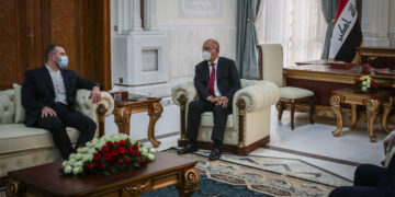 كۆبوونهوهى سهرۆككۆمارى عێراق و بافڵ تاڵەبانی، هاوسەرۆکى یەکێتیی نیشتمانیی کوردستان | فۆتۆ: SNN