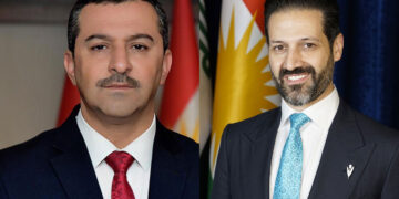 قوباد تاڵه‌بانى، جێگرى سه‌رۆكى حكومه‌ت و هه‌ڤاڵ ئه‌بوبه‌كر، پارێزگارى سلێمانى