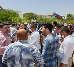 وێنهیهكى خۆپیشاندانهكه | فۆتۆ: SNN