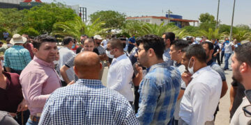 وێنه‌یه‌كى خۆپیشاندانه‌كه‌ | فۆتۆ: SNN