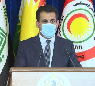 سامان بهرزنجى، وهزیرى تهندروستیی ههرێم | فۆتۆ: حكومهتى ههرێم