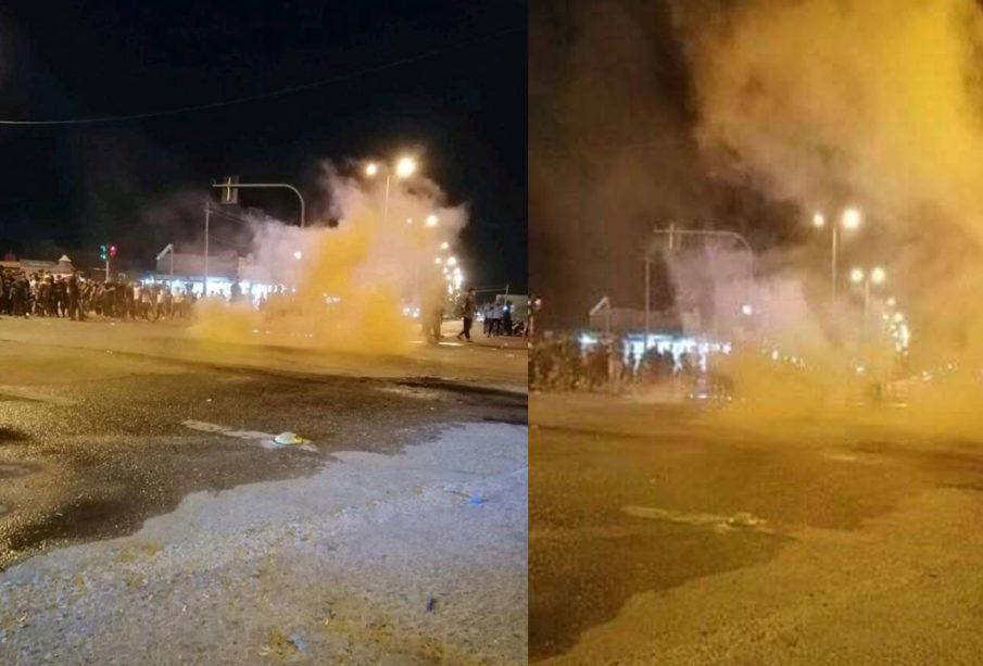 دوو وێنه‌ى خۆپیشاندانه‌كه‌ى كفرى