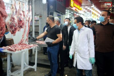 به‌دواداچوونى لیژنه‌ هاوبه‌شه‌كانى قایمقامیه‌تى سلێمانى له‌ناو بازاڕ | فۆتۆ: هه‌وراز ئه‌حمه‌د/ SNN