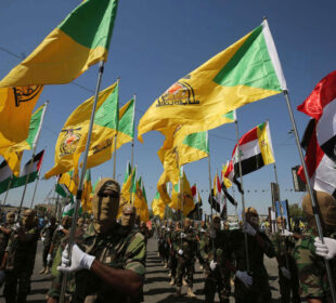 هێزهكانى حیزبوڵا له عێراق | فۆتۆ: AFP