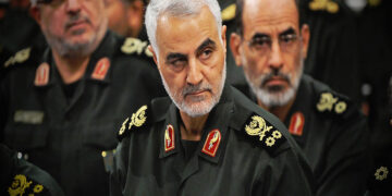 قاسم سولهیمانى، فهرماندهى فهیلهقى قودسى سوپاى پاسدارانى ئێران | فۆتۆ: Anadolu Agency/Getty Images