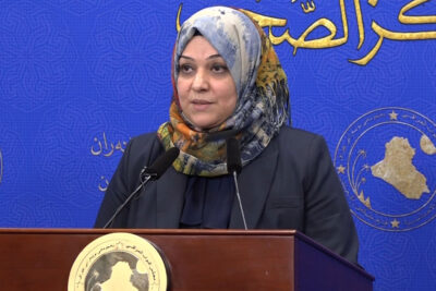 غیدا كمبش، ئه‌ندامى په‌رله‌مانى عێراق | فۆتۆ: Almaalomah