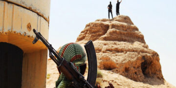 چهند چهكدارێكى داعش | فۆتۆ: ABCNEWS