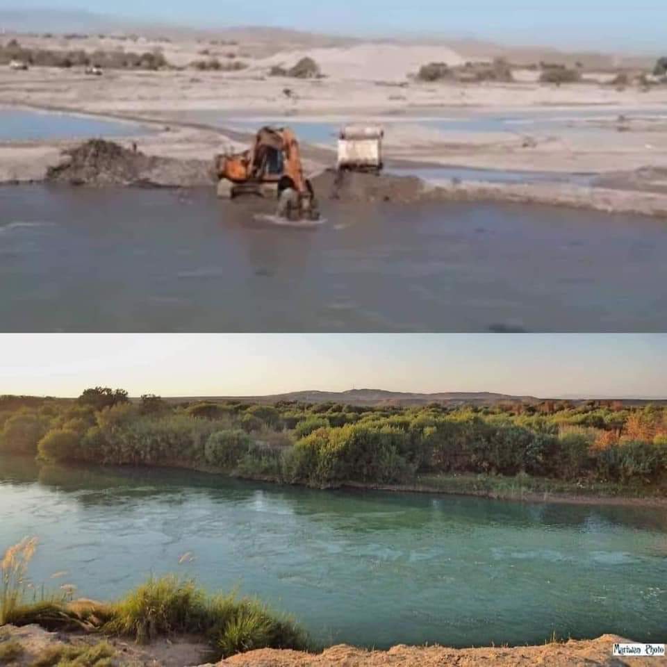 به‌راوردى تێكچوونى ژینگه‌ى رووبارى سیروان به‌هۆى كارگه‌كانى چه‌و و لم 