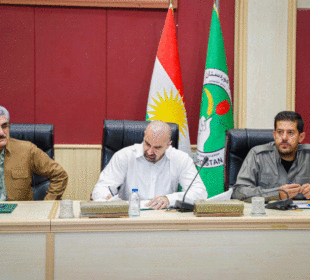 كۆبوونهوهى بافڵ تاڵەبانی، ھاوسەرۆکی یەکێتی لهگهڵ فەرماندەی لیواکانی ھێزی حەفتا | فۆتۆ: SNN