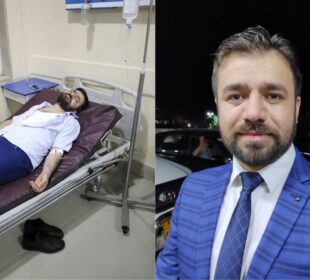 فاروق عومەر، چالاکوان و رۆژنامەنووس لە زاخۆ | فۆتۆ: SNN