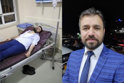 فاروق عومەر، چالاکوان و رۆژنامەنووس لە زاخۆ | فۆتۆ: SNN