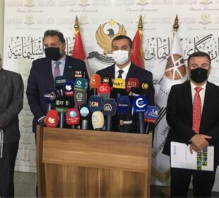 کۆنگرەى رۆژنامەوانى هاوبەشى پارێزگارى سلێمانى و نوێنەرى رێكخراوى تەندروستى جیهانى | فۆتۆ: SNN