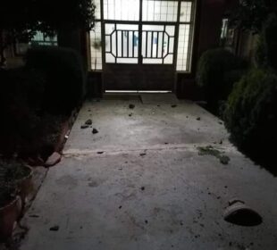 بیناى به‌ڕێوه‌به‌رایه‌تى هاتووچۆى هه‌ڵه‌بجه‌ كه‌ به‌هۆى گرژییه‌كانه‌وه‌ زیانى به‌ركه‌وتووه‌ | فۆتۆ: SNN
