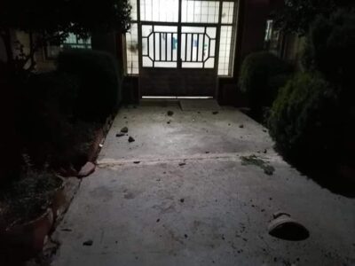 بیناى به‌ڕێوه‌به‌رایه‌تى هاتووچۆى هه‌ڵه‌بجه‌ كه‌ به‌هۆى گرژییه‌كانه‌وه‌ زیانى به‌ركه‌وتووه‌ | فۆتۆ: SNN