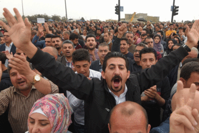 خۆپیشاندانى هاووڵاتییان له‌ هه‌رێمى كوردستان | فۆتۆ: Anadolu Agency / Getty Image