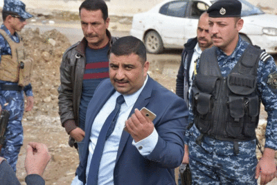 فه‌لاح مه‌ندیل، به‌ڕێوه‌به‌رى پێشووى به‌ڕێوه‌به‌رایه‌تى به‌رهه‌مه‌ نه‌وتییه‌كانى‌ موسڵ | فۆتۆ: SNN