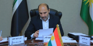 عەبدولستار مەجید، سەرۆكی فراكسیۆنی كۆمەڵ لە پەرلەمانی كوردستان | فۆتۆ: پهرلهمانى كوردستان