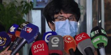  كۆنگرهى رۆژنامهوانى كوێستان محهمهد، وهزیرى كار و كاروبارى كۆمهڵایهتى حكومهتى ههرێم | فۆتۆ: SNN