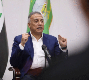 مسته‌فا كازمى، سه‌رۆكوه‌زیرانى عێراق | فۆتۆ: نووسینگه‌ى سه‌رۆكوه‌زیران