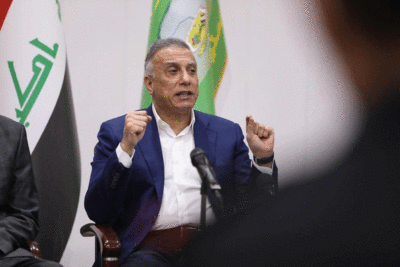 مسته‌فا كازمى، سه‌رۆكوه‌زیرانى عێراق | فۆتۆ: نووسینگه‌ى سه‌رۆكوه‌زیران