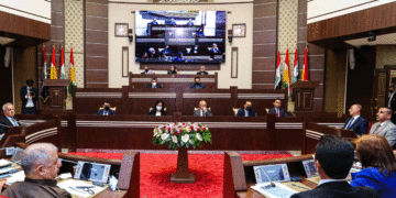 كۆبوونهوهى پهرلهمانى كوردستان به بهشدارى تیمى حكومهتى ههرێم | فۆتۆ: ئهژى عومهر