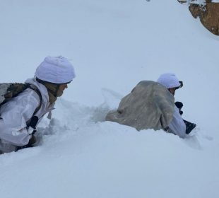 وێنهى سوپاى توركیا لهكاتى ئۆپراسیۆنى سهربازیدا | فۆتۆ: وهزارهتى بهرگریی توركیا