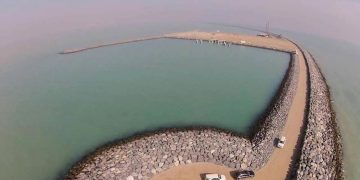 سنووريى ئاويى نێوان عێراق و كوێت | فۆتۆ: Arabwall