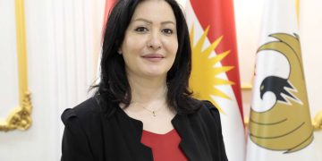 د. ڤالا فه‌رید، وه‌زیرى هه‌رێم بۆ كاروبارى په‌رله‌مان | فۆتۆ: KRG