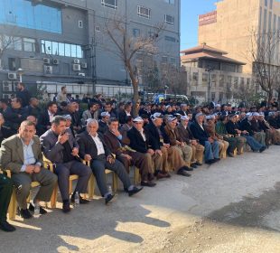 كۆبوونهوهى پیاو ماقوڵانى عهشیرهتى ههركى له شارى سلێمانى | فۆتۆ: SNN