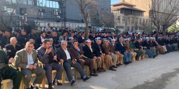 كۆبوونه‌وه‌ى پیاو ماقوڵانى عه‌شیره‌تى هه‌ركى له‌ شارى سلێمانى | فۆتۆ: SNN
