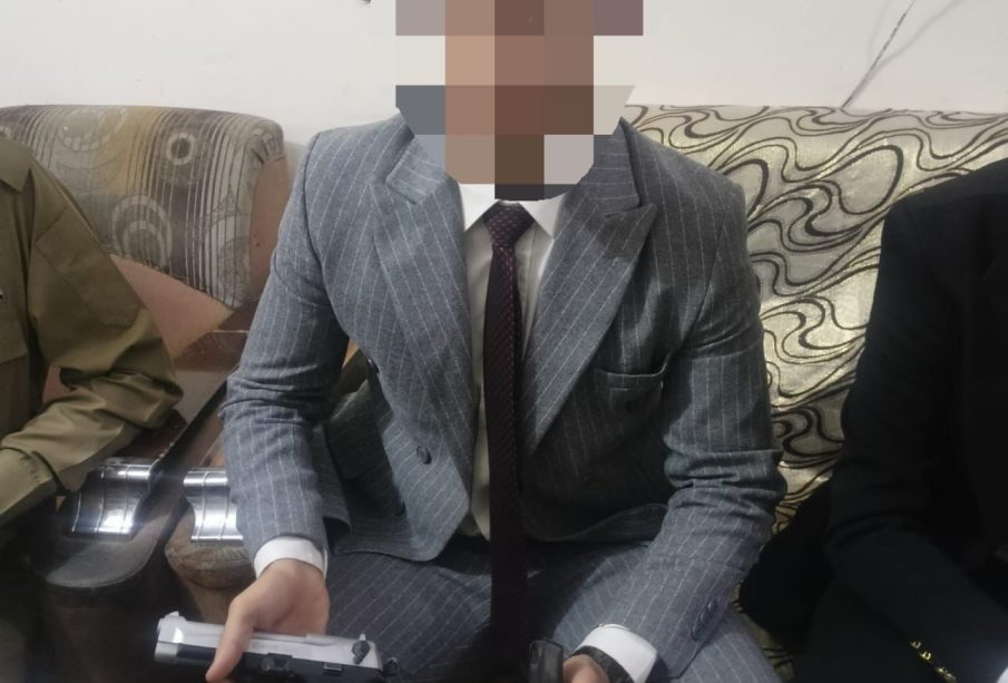 وێنه‌ى ئه‌و زاوایه‌ى له‌ پارێزگاى واست به‌ تۆمه‌تى ته‌قه‌كردن ده‌ستگیر كرا | فۆتۆ: پۆلیسى واست