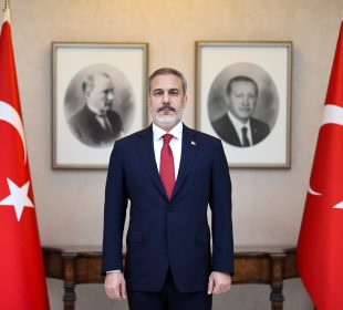 هاكان فیدان، وهزیرى دهرهوهى توركیا | فۆتۆ: AFP