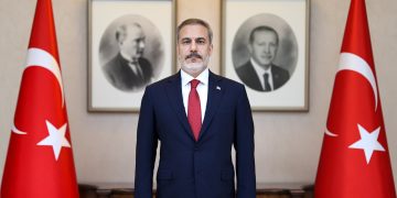 هاكان فیدان، وهزیرى دهرهوهى توركیا | فۆتۆ: AFP