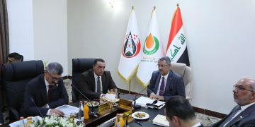 كۆبوونه‌وه‌ى وه‌زیرى نه‌وتى عێراق له‌ كه‌ركوك | فۆتۆ: وه‌زاره‌تى نه‌وت