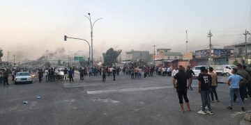 دیمه‌نێك له‌ گرژى و خۆپیشاندانه‌كانى دوێنێى كه‌ركوك | فۆتۆ: KirkukNow