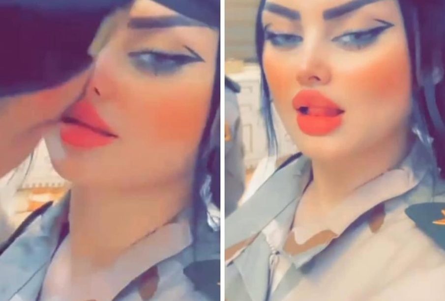 به‌شێك له‌و گرته‌ ڤیدیۆیه‌ى كه‌ كوڕ و كچێكى عێراقى تێیدا به‌جلى سه‌ربازیه‌وه‌ یه‌كترى ماچ ده‌كه‌ن | فۆتۆ: تۆڕه‌ كۆمه‌ڵایه‌تیه‌كان