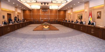 كۆبوونهوهى ئهنجوومهنى وهزیرانى حكومهتى ههرێمى كوردستان | فۆتۆ: KRG