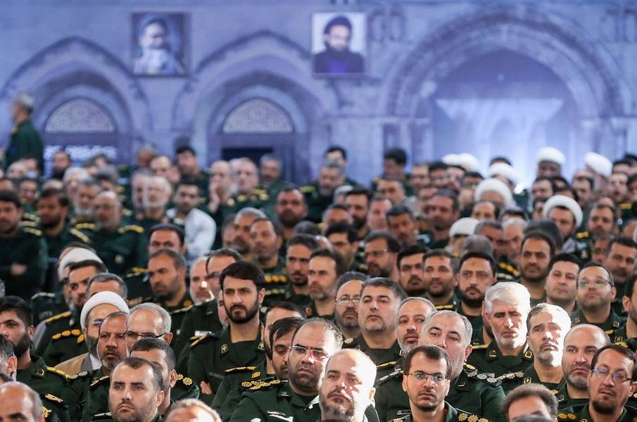 كۆبوونه‌وه‌یه‌كى فه‌رمانده‌كانى سوپاى پاسدارانى ئێران | فۆتۆ: WSJ