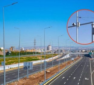 كامێرایهكى پۆینت تو پۆینت لهسهر شهقامێكى گشتى | فۆتۆ: تۆڕه كۆمهڵایهتییهكان