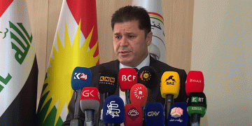 دیندار زێبارى، رێکخەری ڕاسپاردە نێودەوڵەتییەکان لە حکومەتی هەرێمى كوردستان | فۆتۆ: KRG