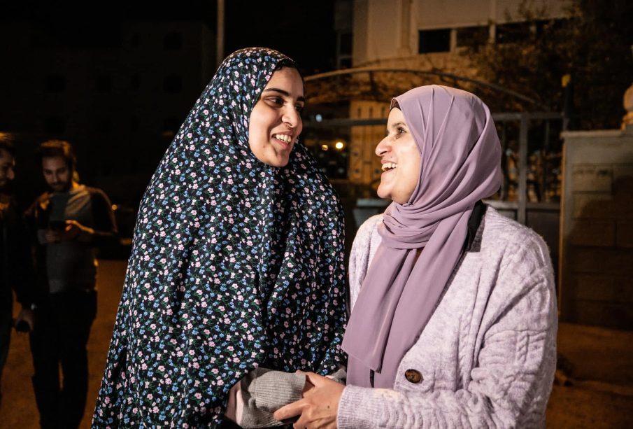 مەراح بەکری فەڵەستینی یه‌كێك له‌ بارمته‌ ئازدكراوه‌كان | فۆتۆ: AP