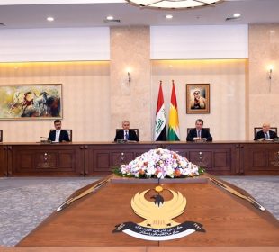 کۆبوونەوەی ئەنجوومەنی وەزیرانى حكومهتى ههرێمى كوردستان | فۆتۆ: KRG