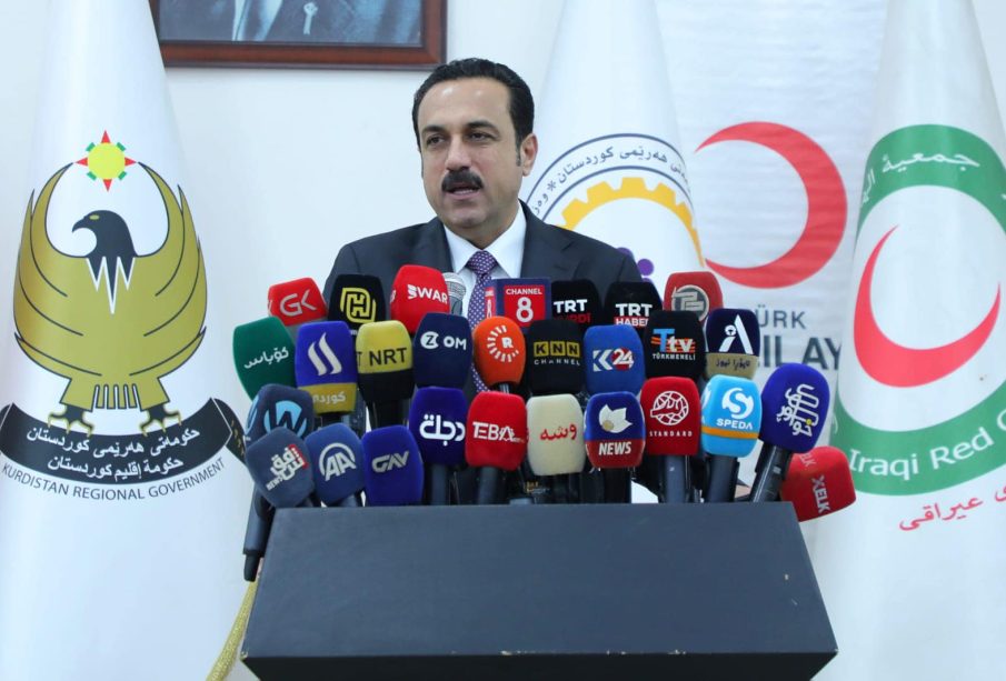 ئومێد خۆشناو، پارێزگارى هه‌ولێر | فۆتۆ: SNN