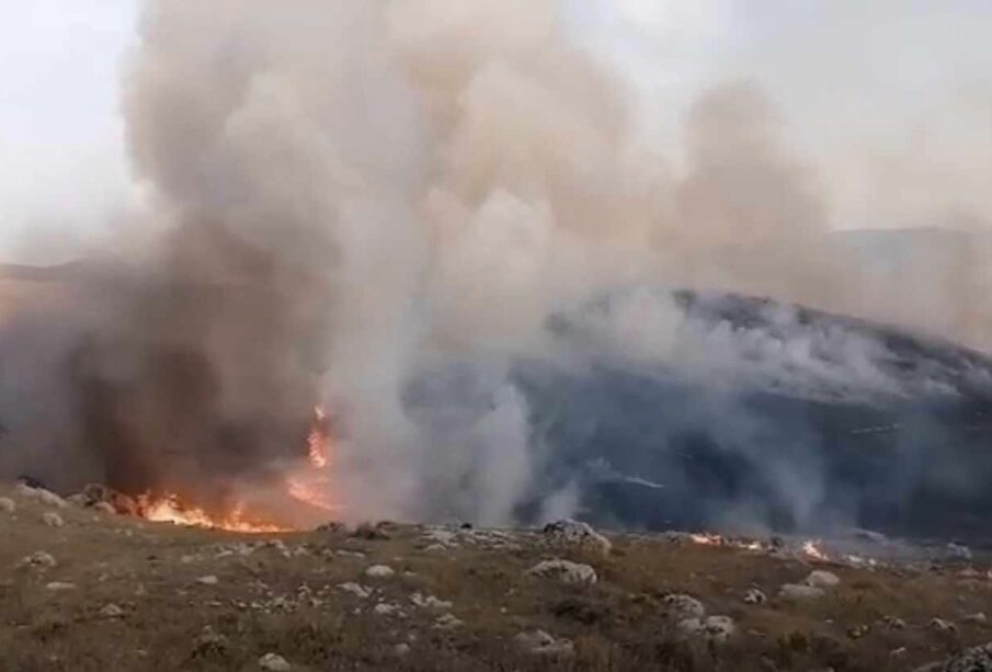 ئاگر لە ناحیەی بنگرد کەوتەوە